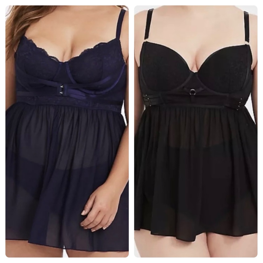 Torrid babydoll lingerie size 00 0 10 12